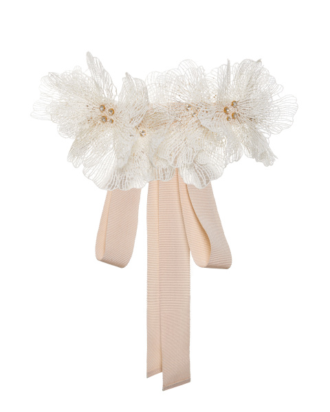 Пояс-лента с цветами