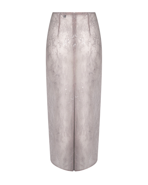 Юбка макси прозрачная