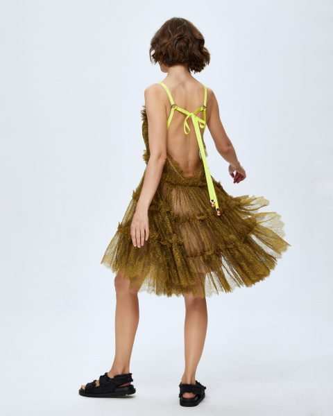 Сарафан с открытой спинкой