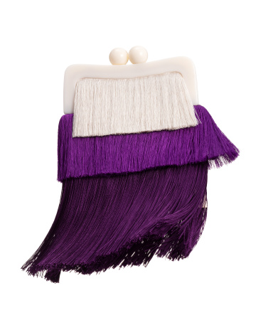 Клатч из бахромы