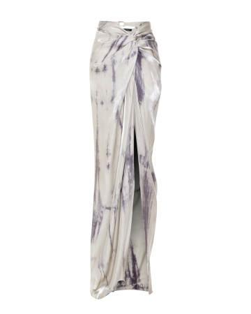 Юбка-парео с глубоким разрезом