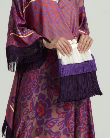 Клатч из бахромы