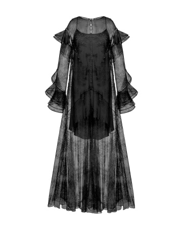 Платье кружевное с комбинацией