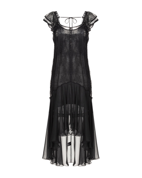 Кружевной сарафан с комбинацией