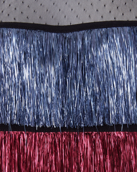 Платье-мишура макси