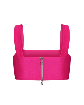 Топ укороченный на бретелях