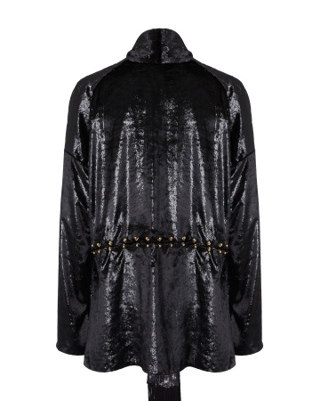 Оверсайз жакет-трансформер с пирсингом