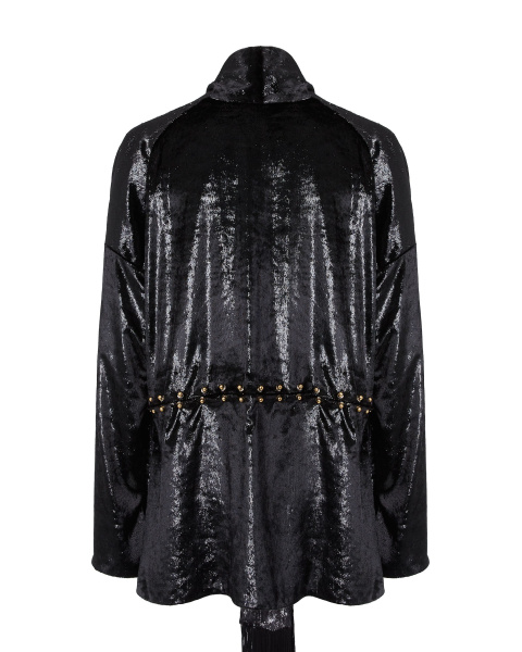 Оверсайз жакет-трансформер с пирсингом