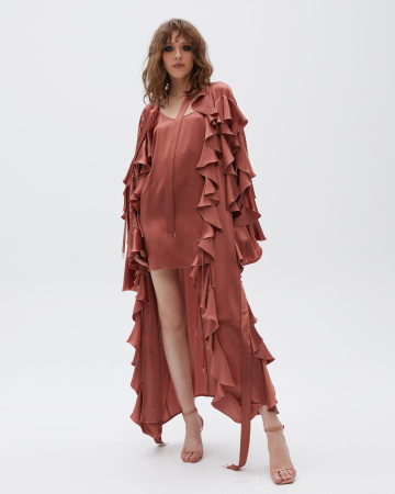 Платье-комбинация мини