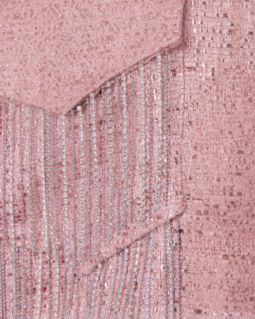 Укороченный бомбер со стразами