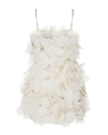 Мини-сарафан футляр из органзы