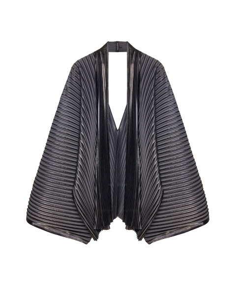Кимоно плиссе с открытой спинкой