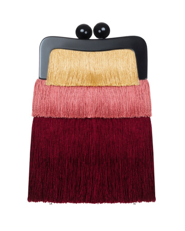 Клатч из бахромы