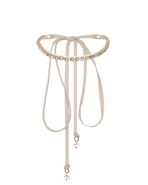 Чокер-лента со стразами