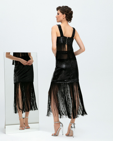 Юбка-мини с кокеткой