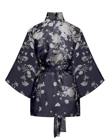 Двухслойное кимоно с поясом