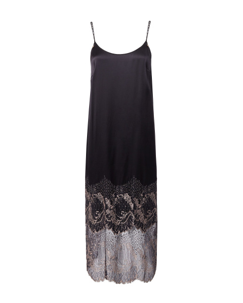 Платье-комбинация миди