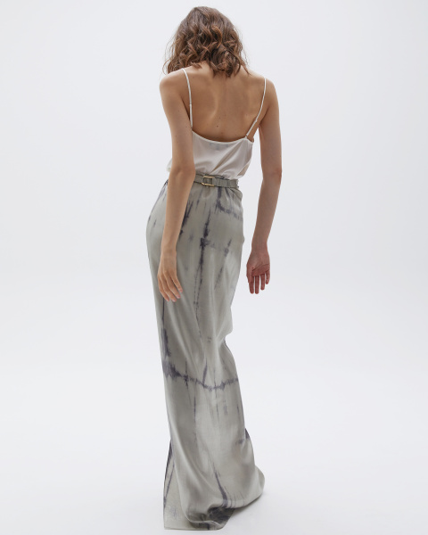 Юбка-парео с глубоким разрезом