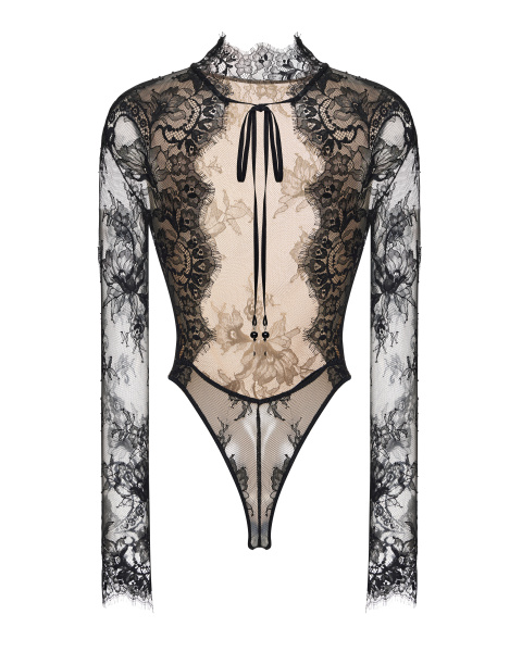 Боди кружевное с открытой спинкой Боди кружевное с открытой спинкой