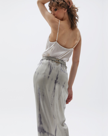 Юбка-парео с глубоким разрезом