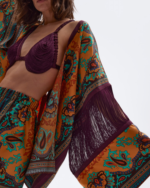 Лиф из бахромы