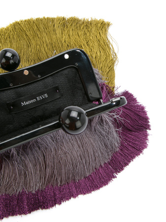 Клатч из бахромы