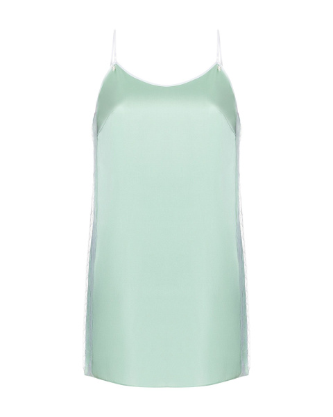 Платье мини с разрезом по спинке