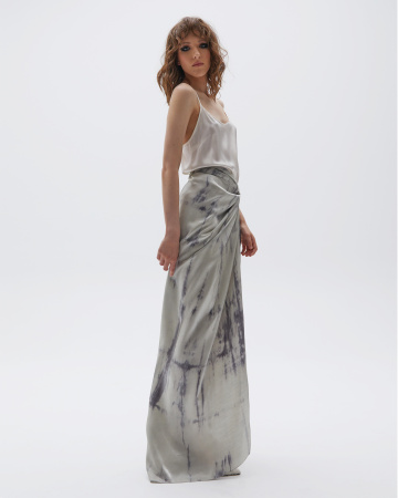 Юбка-парео с глубоким разрезом