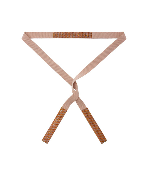 Браслет-лента со стразами