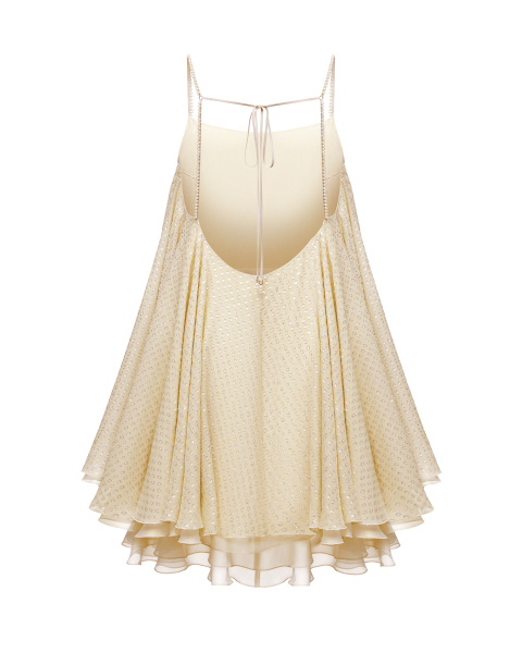 Сарафан мини с открытой спинкой