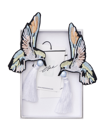 Парные броши "Неразлучники"