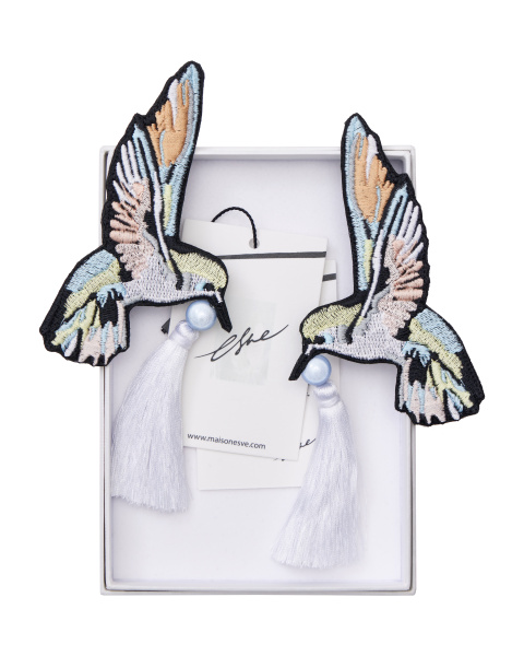 Парные броши "Неразлучники"