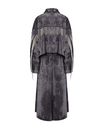 Тренч-Бомбер трансформер со стразами