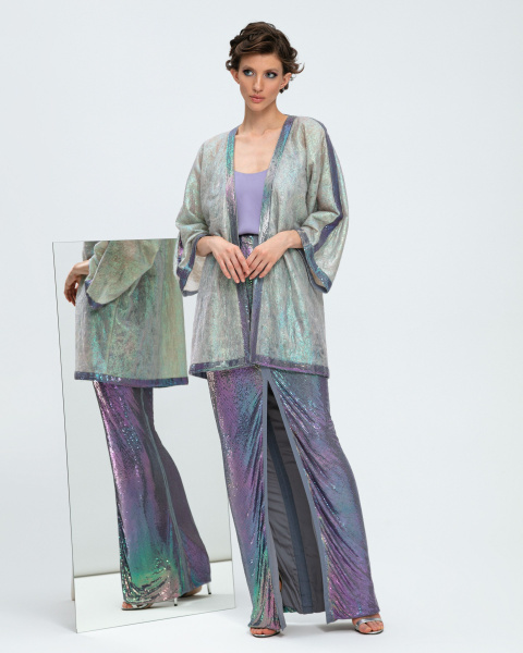 Юбка макси с разрезом