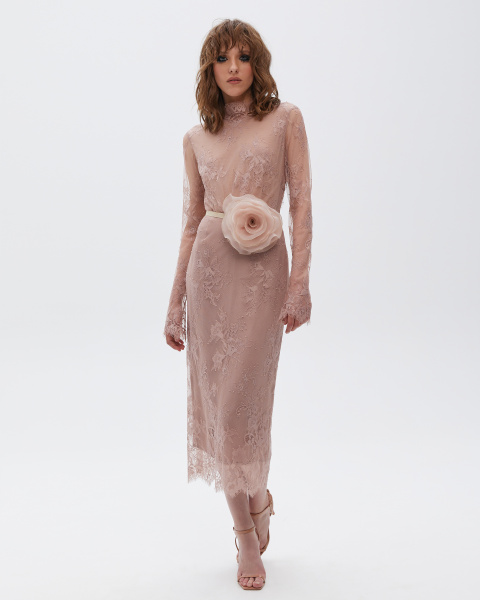 Юбка макси на поясе